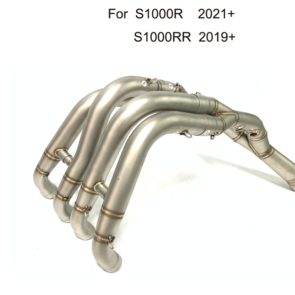 2019+ BMW S1000RR Motorcycle Exhaust Front Link Pipe Titanium